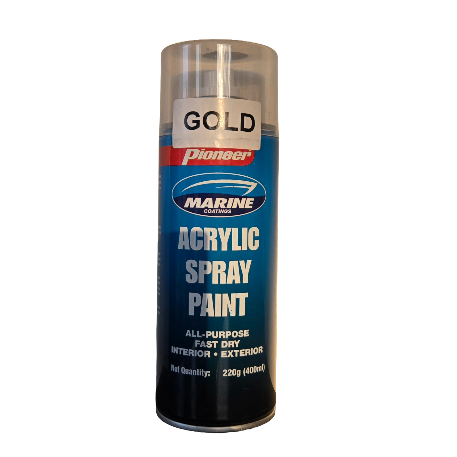 Pioneer Acrylic Premium Quality Spray Paint 400ml Gold