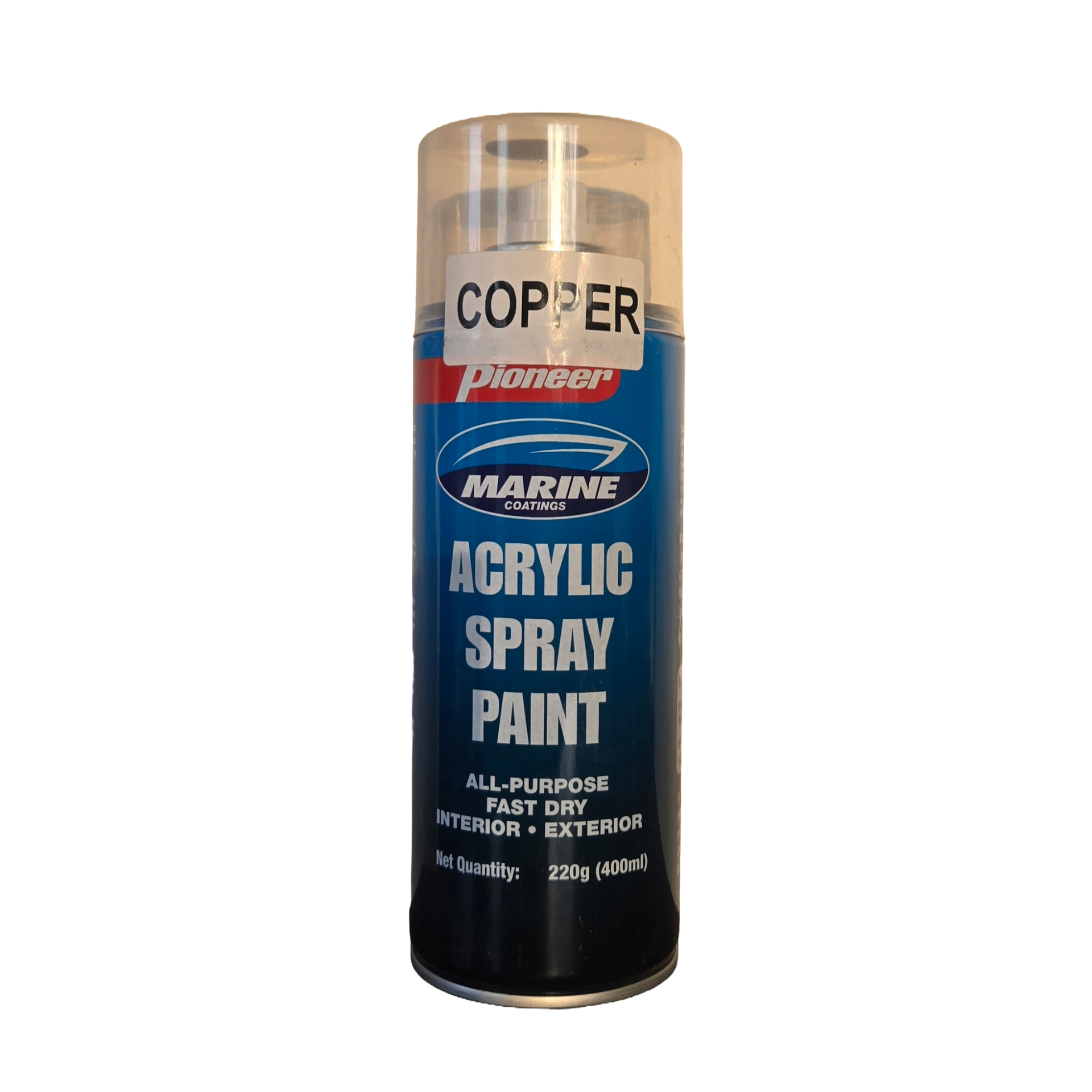Pioneer Premium Quality Acrylic Spray Paint Metallic - 400ml Copper