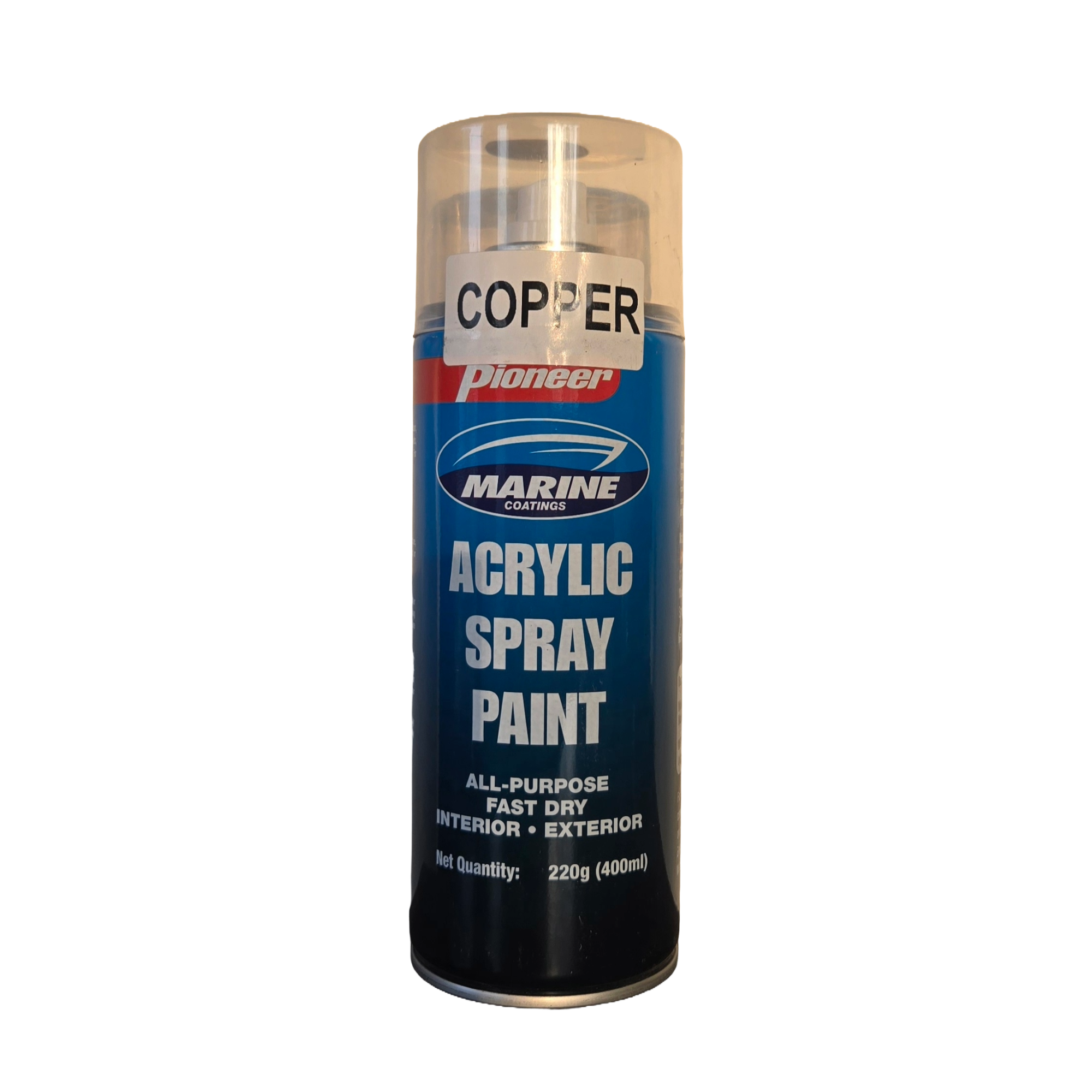 Pioneer Premium Quality Acrylic Spray Paint Metallic - 400ml Copper