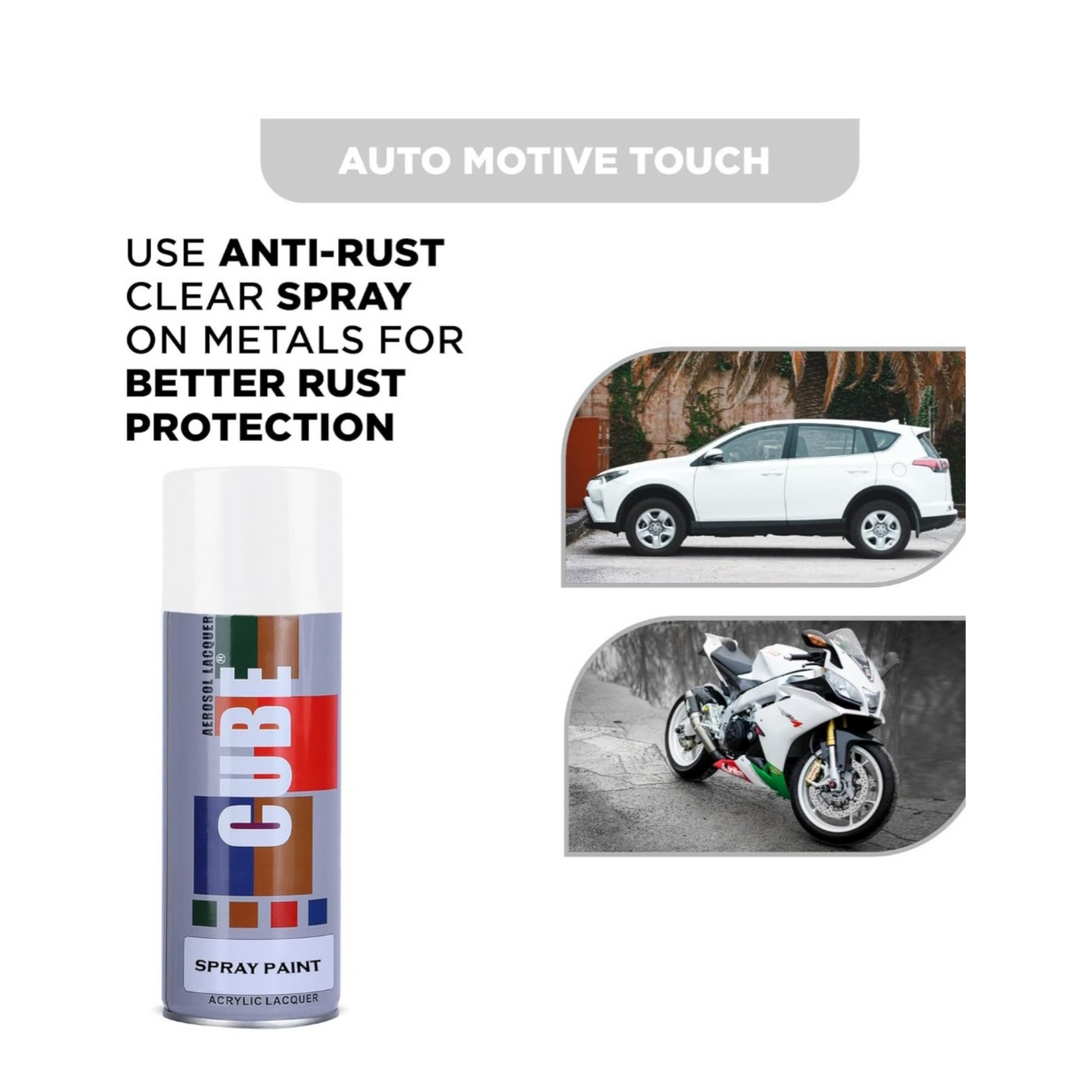 CUBE Premium Quality Spray Paint 400ml