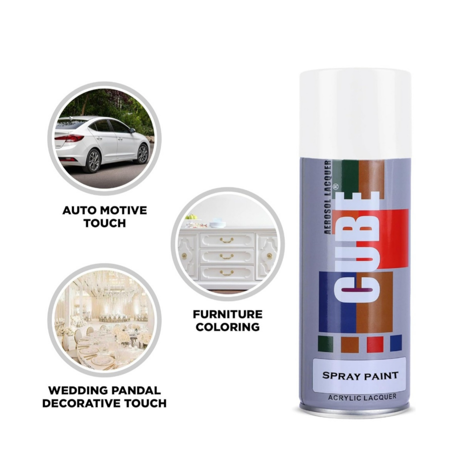CUBE Premium Quality Spray Paint 400ml