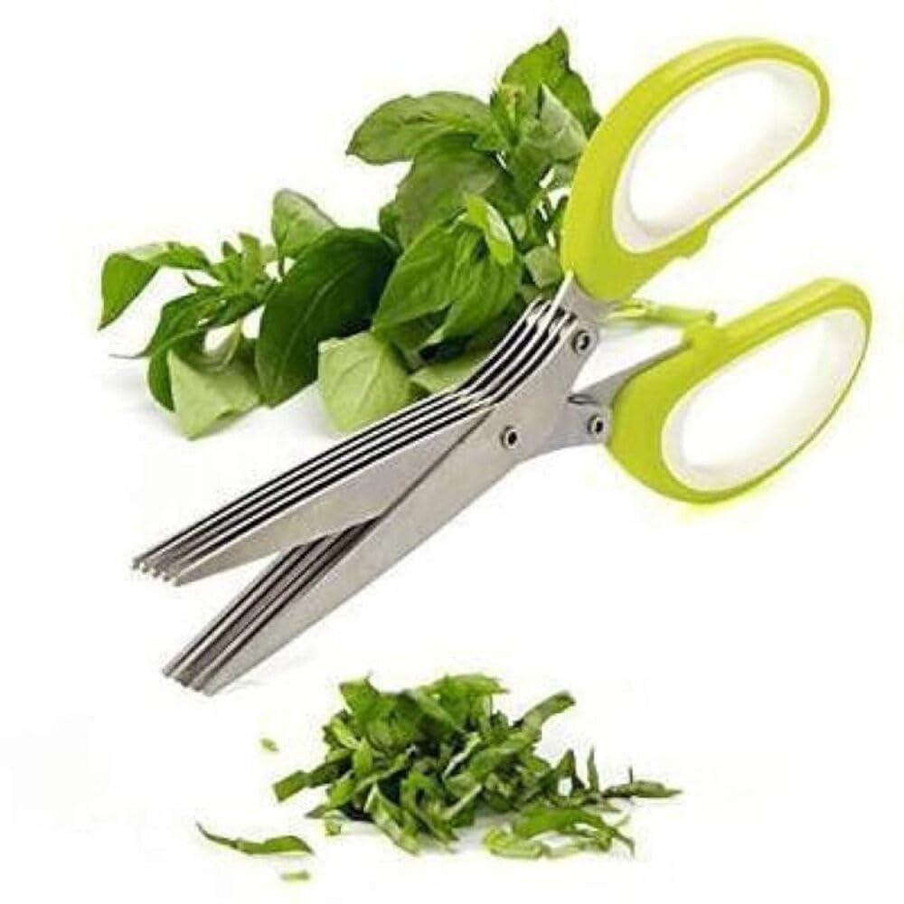 Multi-Blade Herb Scissors for Quick & Easy Cutting