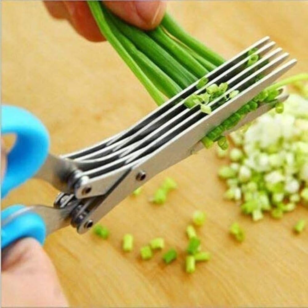 Multi-Blade Herb Scissors for Quick & Easy Cutting