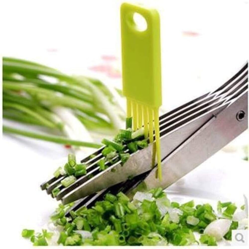 Multi-Blade Herb Scissors for Quick & Easy Cutting