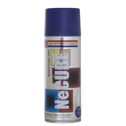 NeCube Premium Quality Spray Paint Black 400ml Shine Black