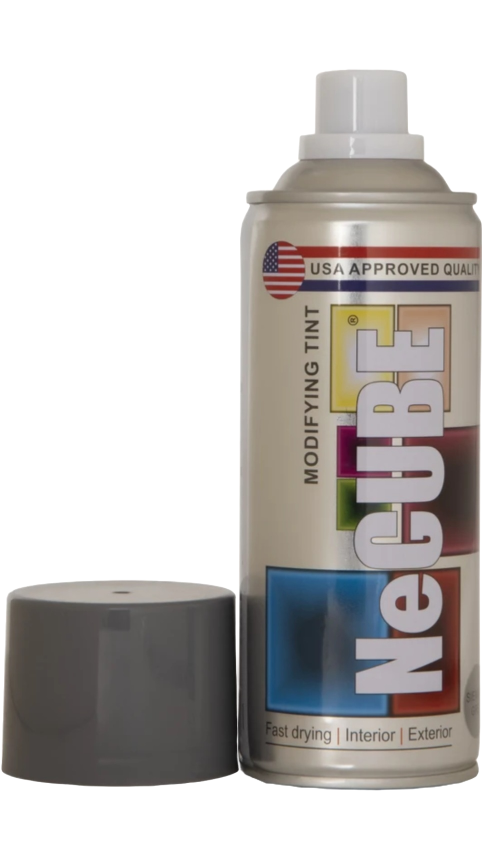 NeCube Premium Quality Spray Paint Black 400ml Shine Black