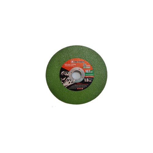XTRA Power Green Metal Cutting Wheel 4" Inch 107X16X1.5 MM Pack - 10 Pcs