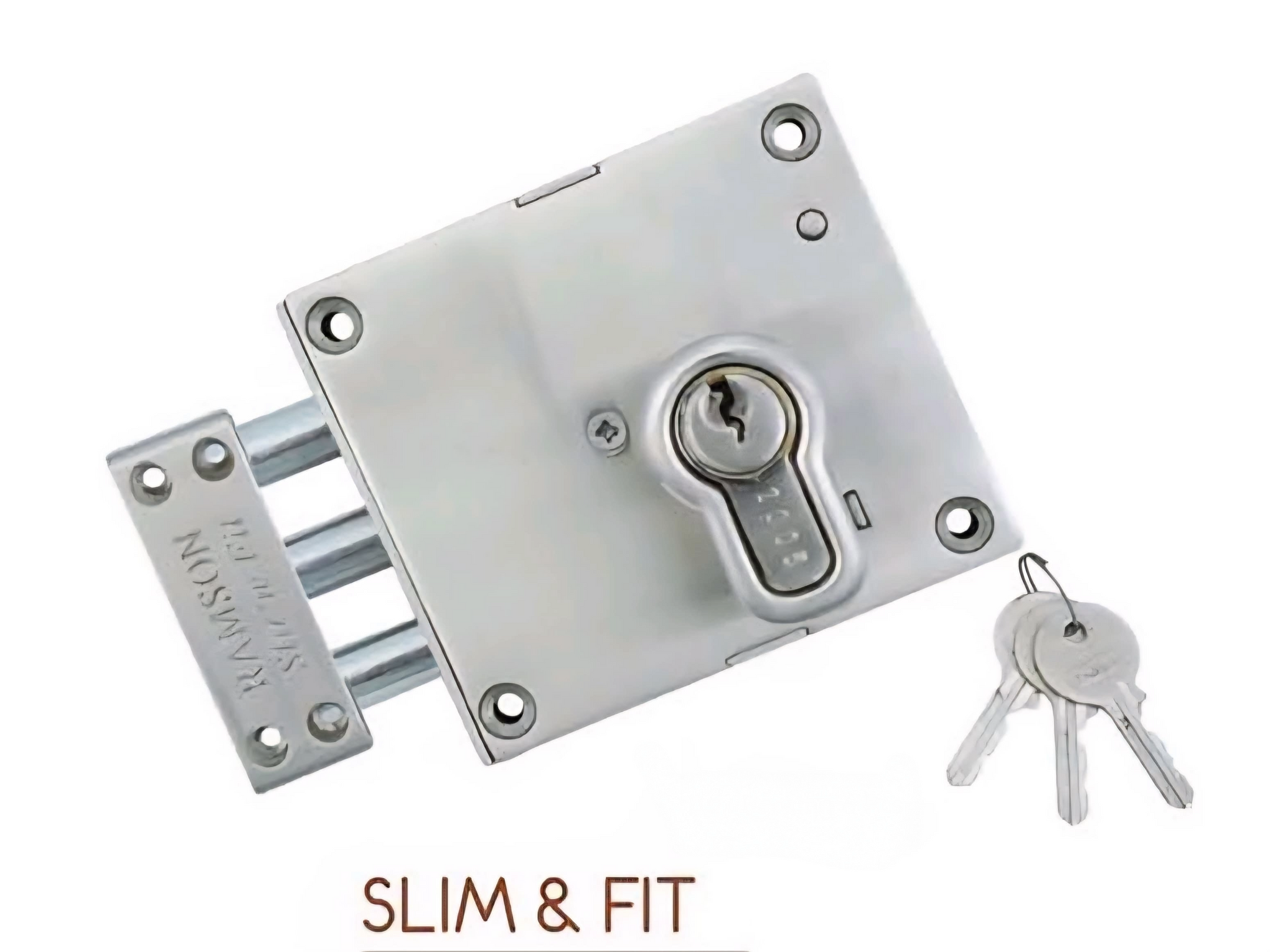 Ramson Premium Stainless Steel Dead Lock – Slim & Fit Regular | 1 Pcs