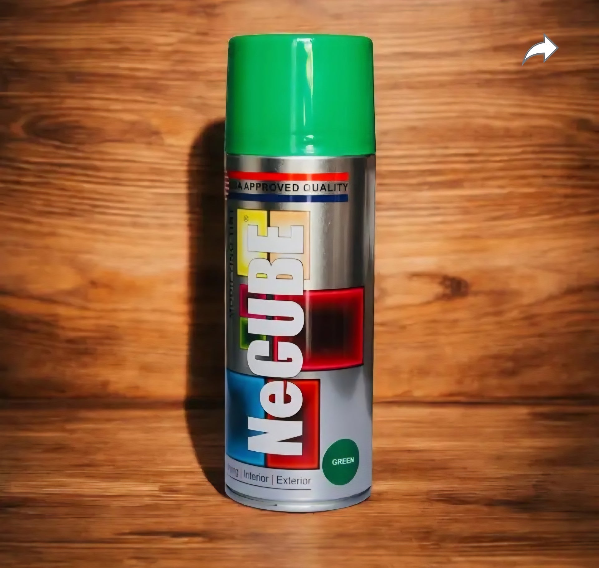 NeCube Premium Quality Spray Paint Black 400ml Shine Black
