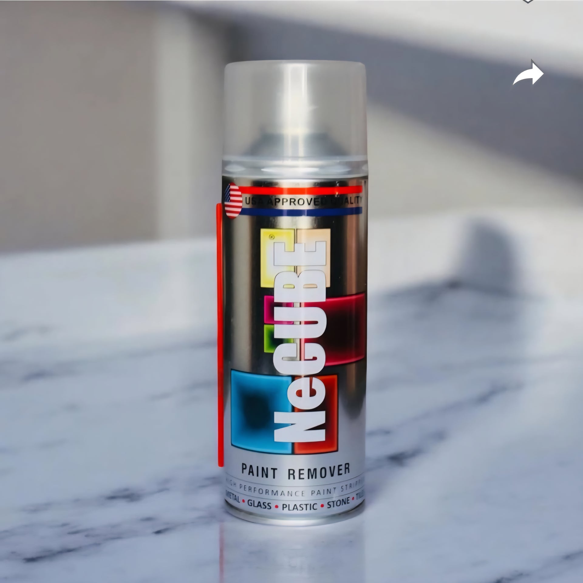 NeCube Premium Quality Spray Paint Black 400ml Shine Black