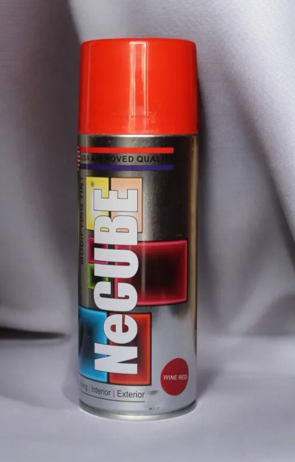 NeCube Premium Quality Spray Paint Black 400ml Shine Black