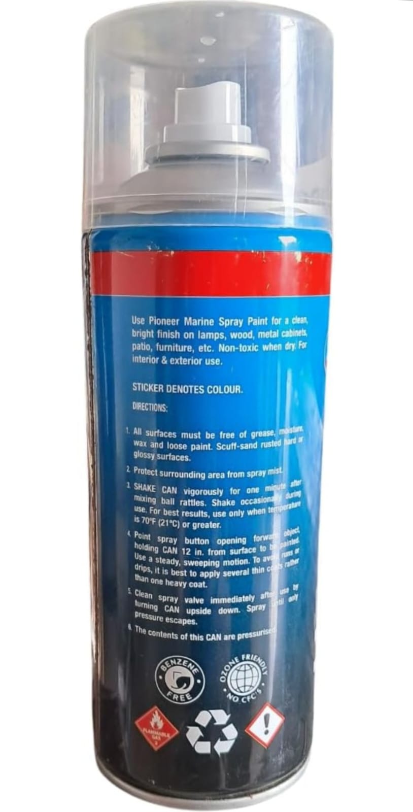 Pioneer Premium Quality Acrylic Spray Paint Matt Black 400ml
