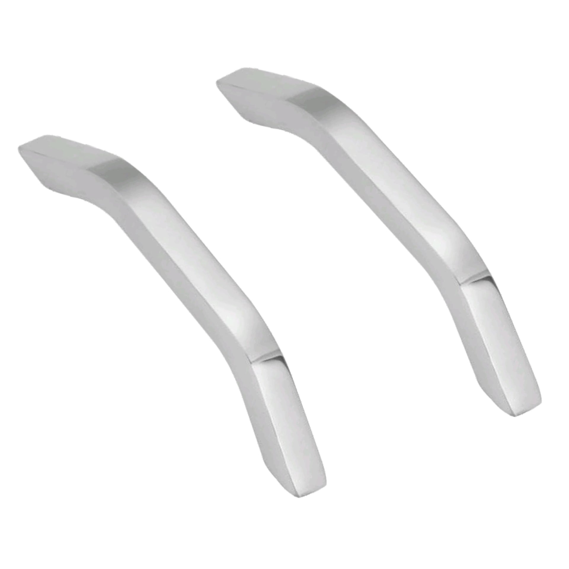 Smrtin Premium Quality Stainless Steel Finish Super D Heavy Drawer Cabinet Pull Handle 4 Inch Pack of 2
