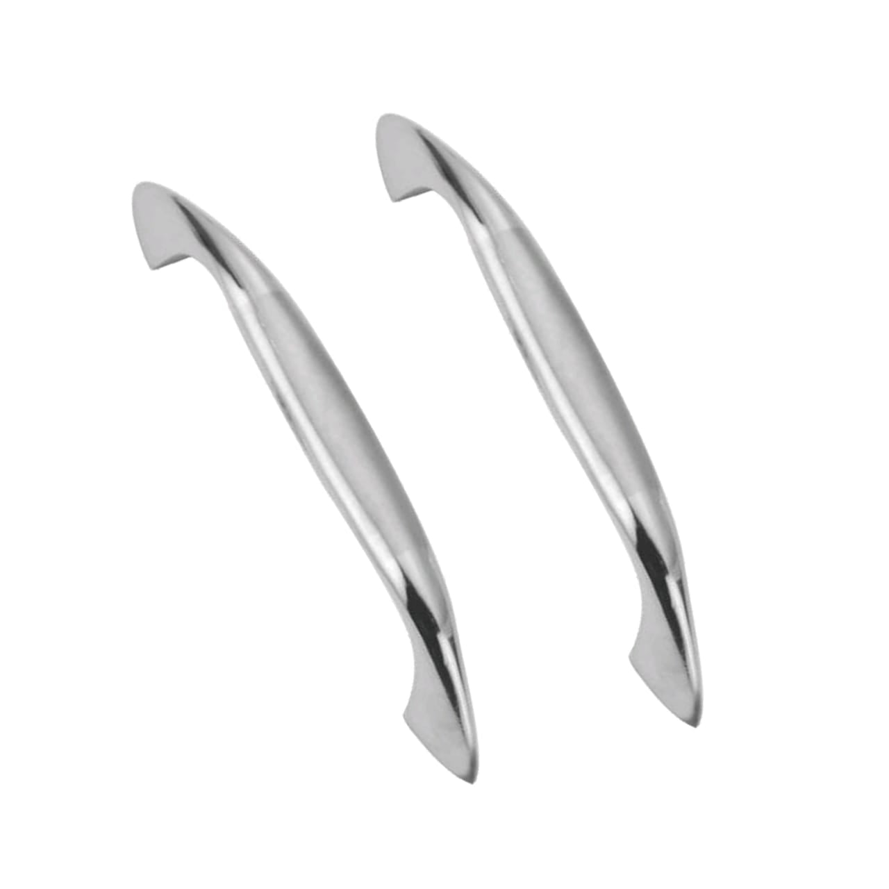 Smrtin Premium Quality Stainless Steel Finish Marshall Drawer Cabinet Pull Handle 4 Inch Pack of 2 (Total Length 105 Mm, Hole To Hole 95 Mm)