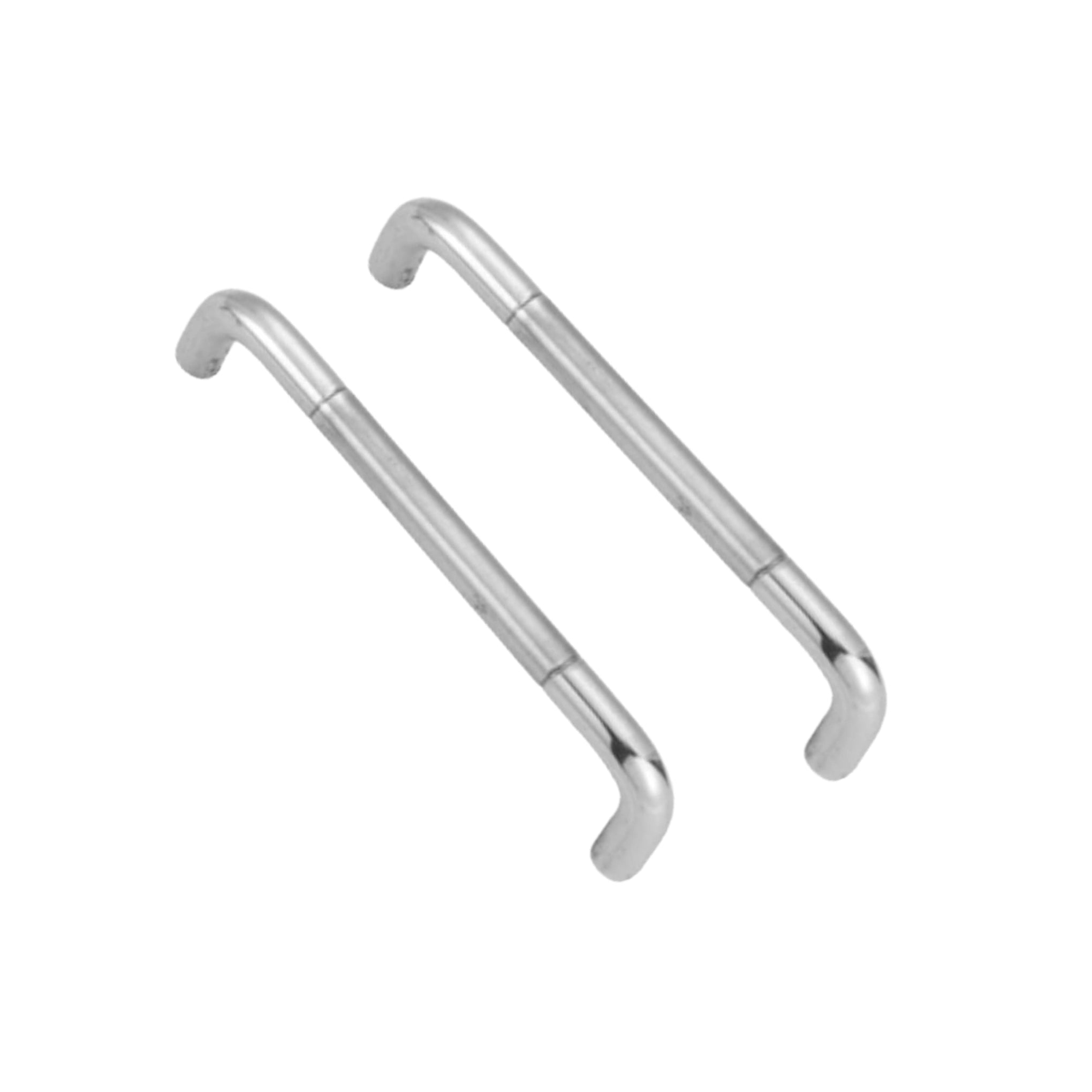 Smrtin Premium Quality Stainless Steel Finish 8MM D Handle Heavy Drawer Cabinet Pull Handle 4 Inch Pack of 2
