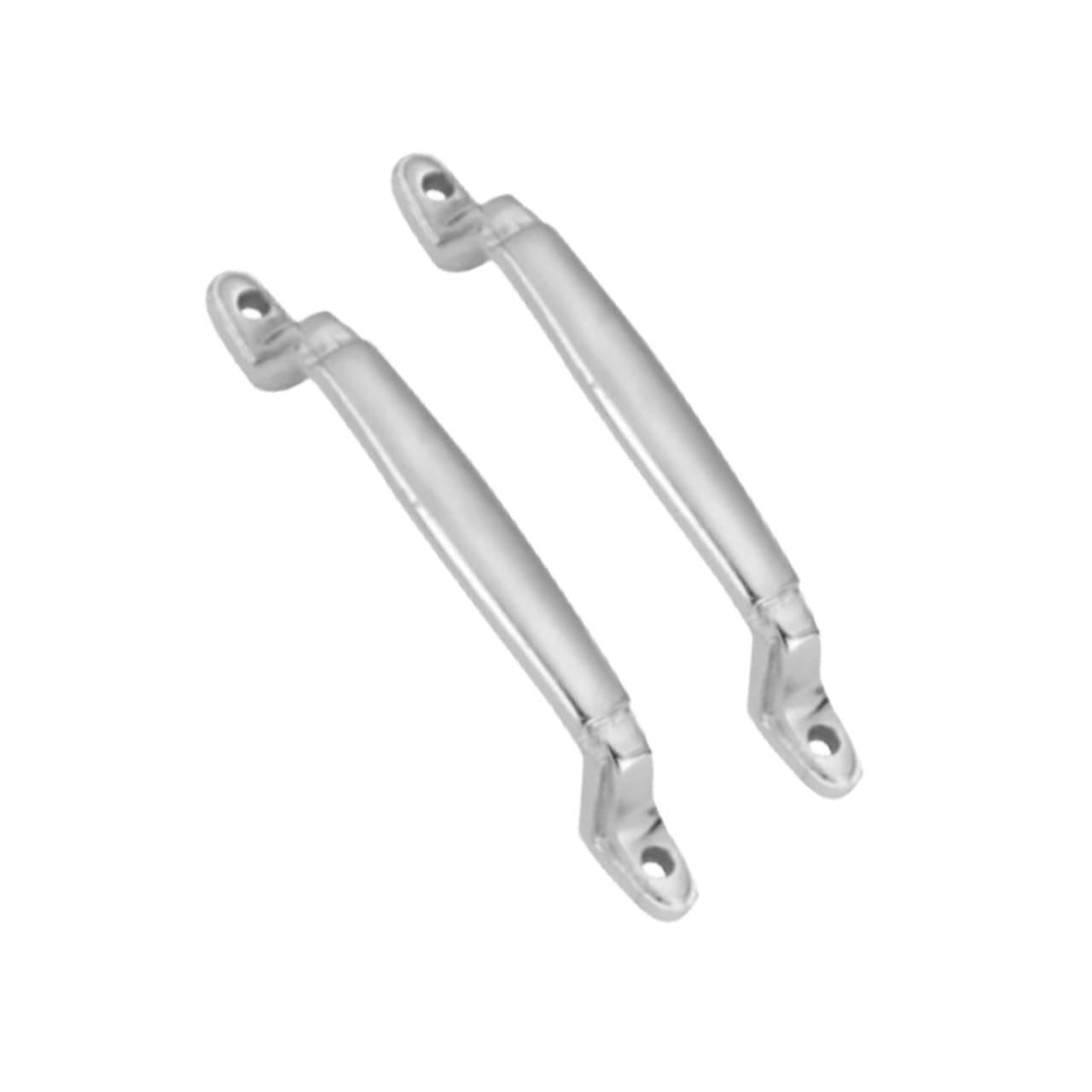 Smrtin Premium Quality Stainless Steel Finish Shark D Handle Heavy Drawer Cabinet Pull Handle 4 Inch Pack of 2