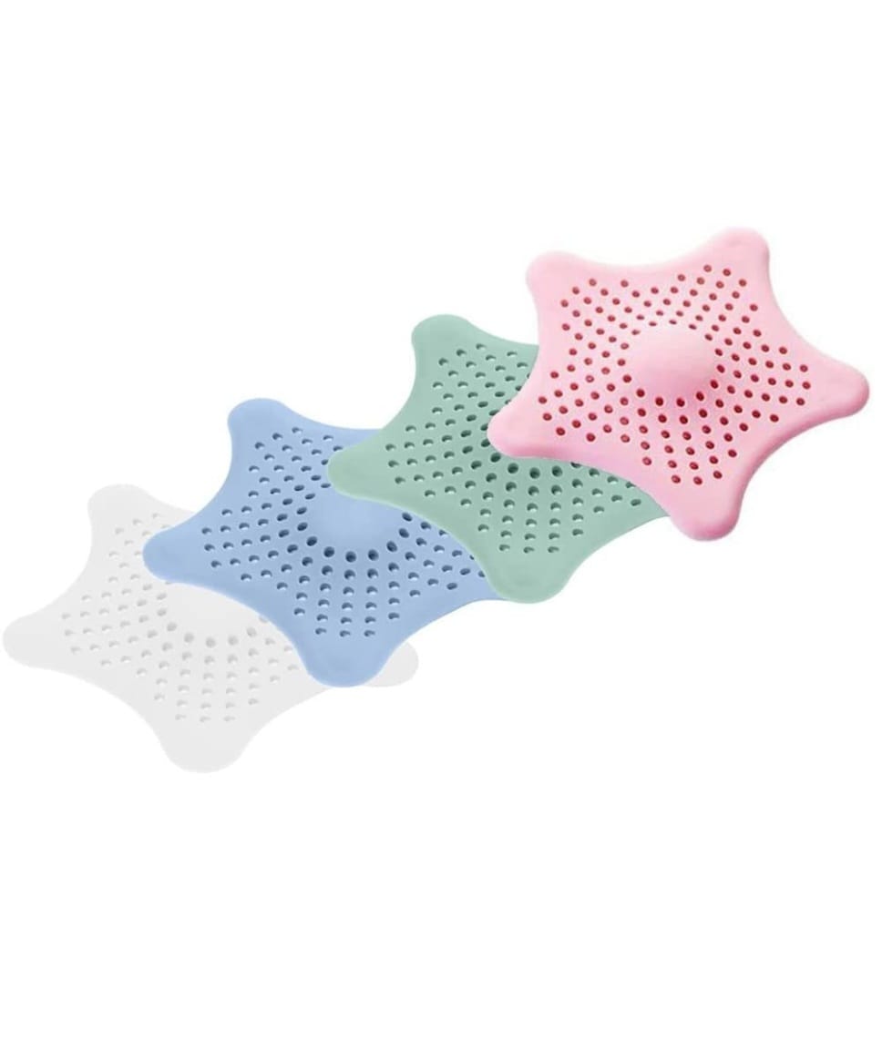 Silicone Sink Strainer Multicolor- Pack of 4