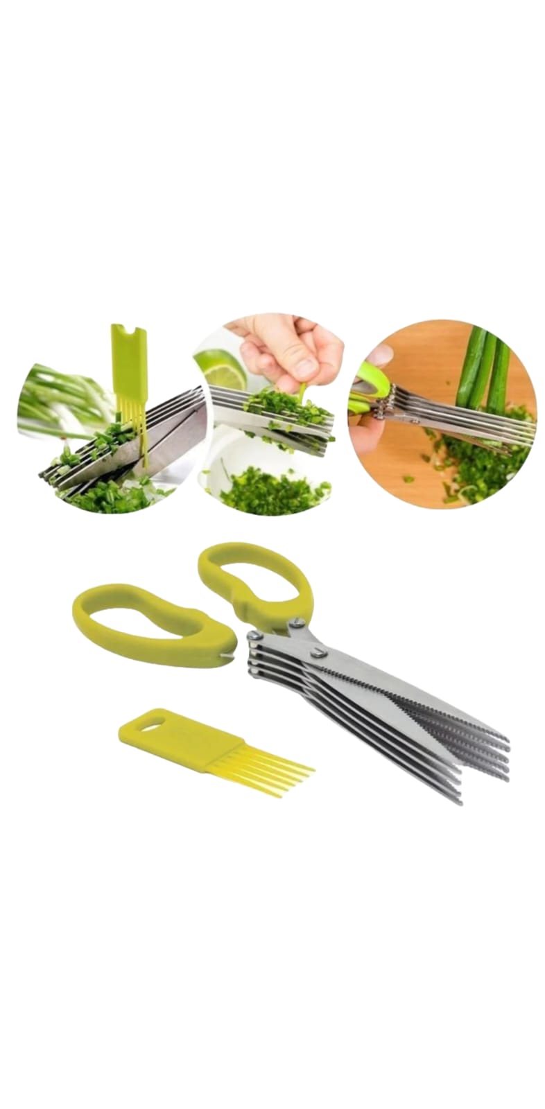 5 Blade Premium Quality kitchen herb Scissor