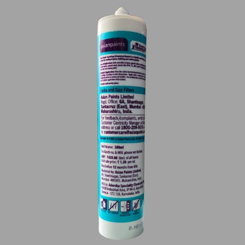 Asian Paints Xtremoseal All Purpose Neutral Silicone Sealant White 280ml