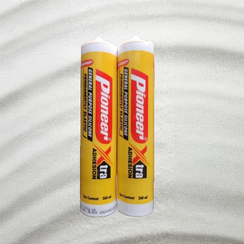 Pioneer General Purpose Silicone Permanently Elastic Xtra Adhesion Clear 260ML