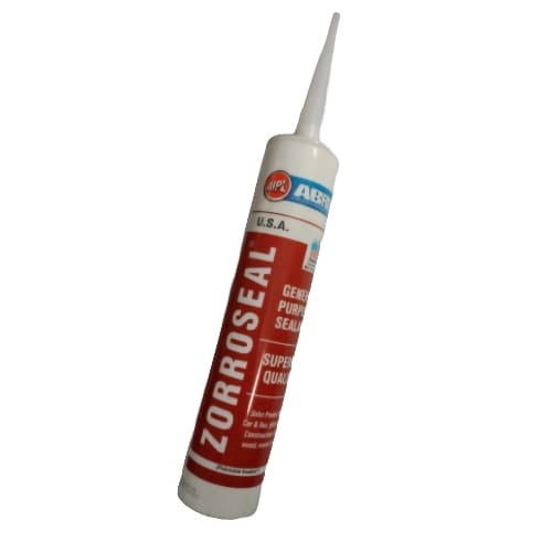 Abro Advanced Silicone Caulk For Kitchen & Bathroom - Silicone Sealant Zorroseal General Purpose Sealant Superior Quality 260 ml Clear