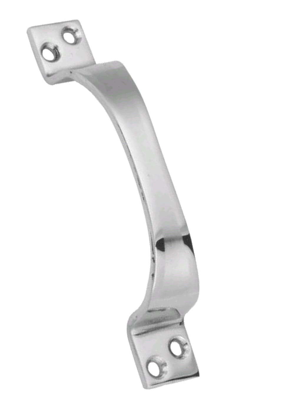 Smrtin Premium Quality Stainless Steel Finish C Cut Heavy Drawer Cabinet Pull Handle 4 Inch Pack of 2