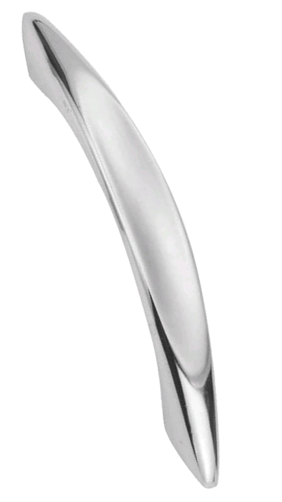 Smrtin Premium Quality Stainless Steel Finish 03 No Oval D Drawer Cabinet Pull Handle 4 Inch Pack of 2 (Total Length 105 Mm, Hole To Hole 95 Mm)