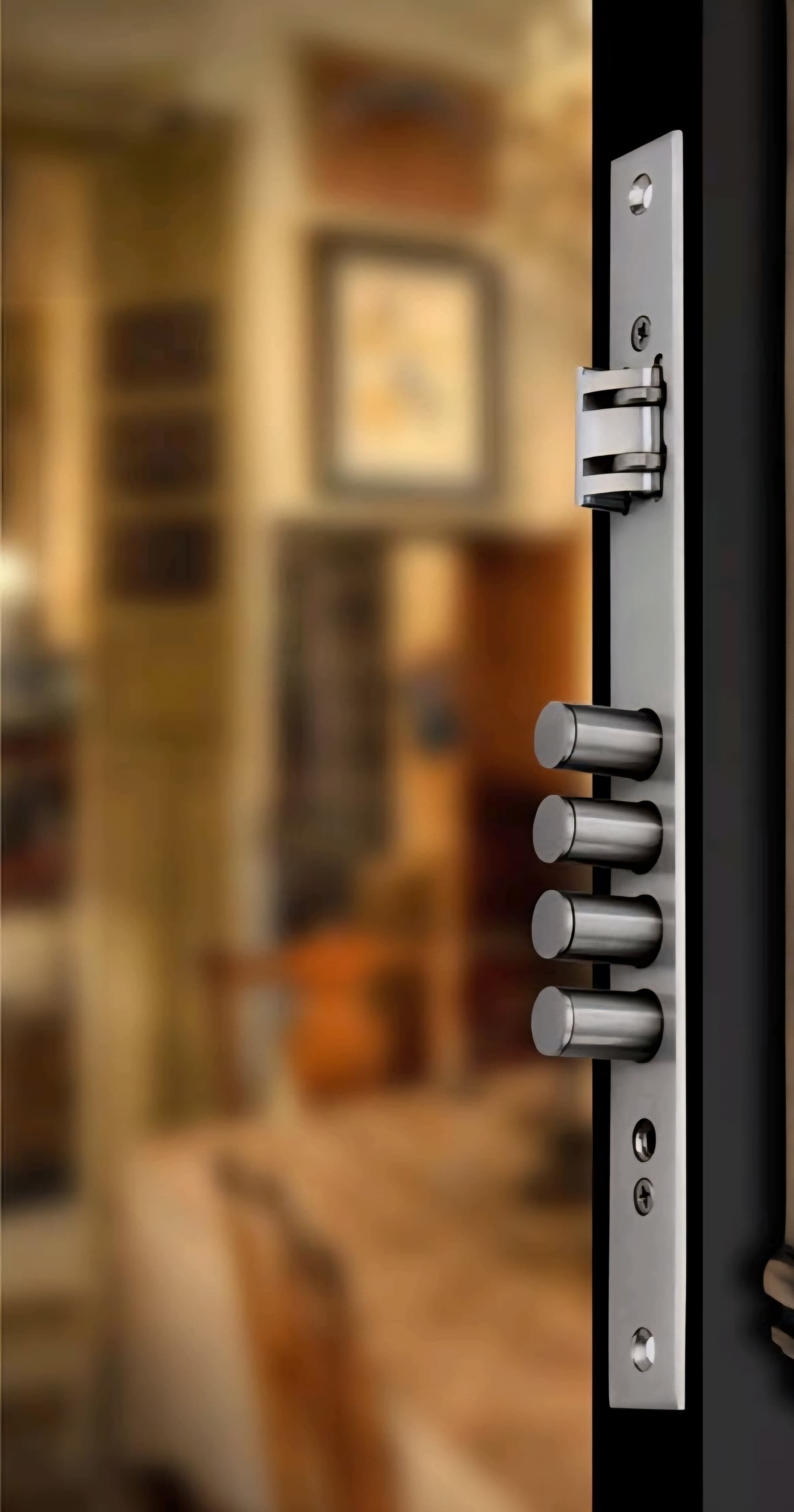 Ramson Premium Quality Brass Mortise MH-Caren Diamond Cut Handle With Cylinder Key – 11 inch (275mm)