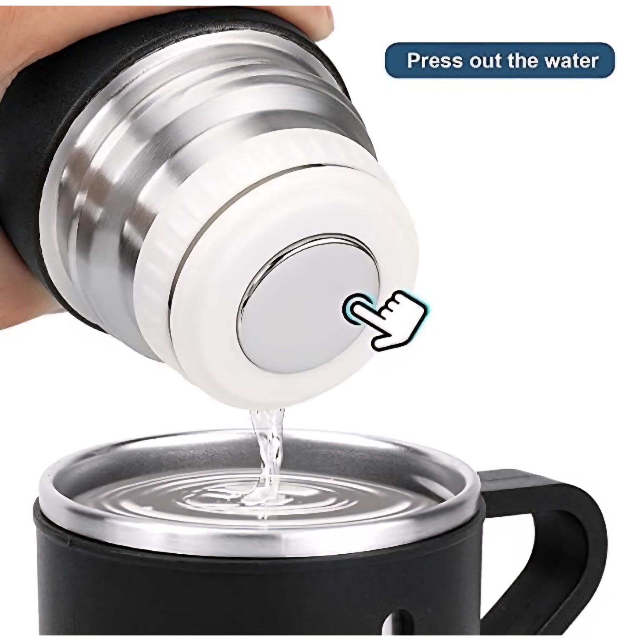 Stainless Steel Vacuum Flask Set with 2 Cups Flask Combo Keeps Liquid Tea Coffee Cold Hot Bottle Drink Water Flask Bottle 500ml Vacuum Insulated Bottle(Multicolor)